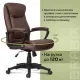 Кресло руководителя Enter EX-511, экокожа, коричневое. Фото товара с разных ракурсов.