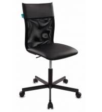 Кресло Бюрократ CH-1399/BLACK спинка сетка черный искусственная кожа крестовина металл