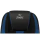 Кресло игровое Zombie 9 черный/синий искусст.кожа/ткань крестовина пластик. Фото товара с разных ракурсов.